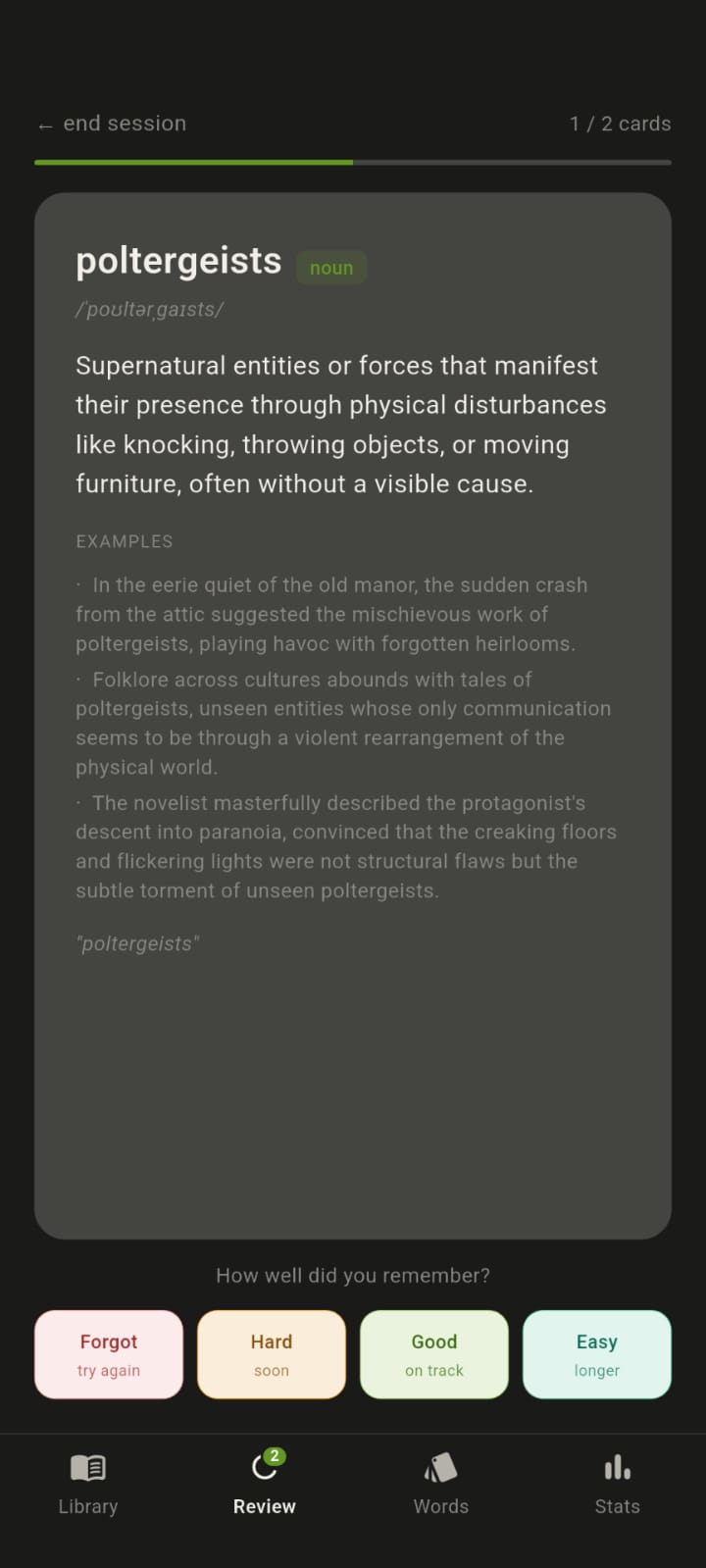 Bookxie on Android